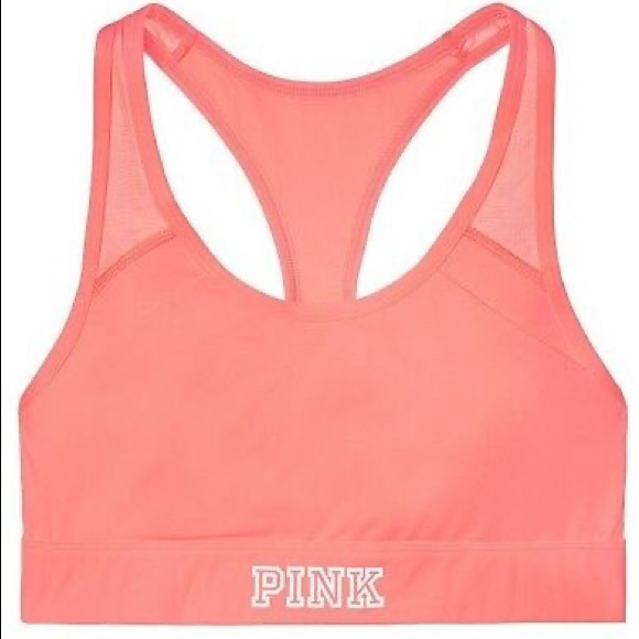 PINK Victoria's Secret Other - Victoria’s Secret PINK pocket sports bra coral
